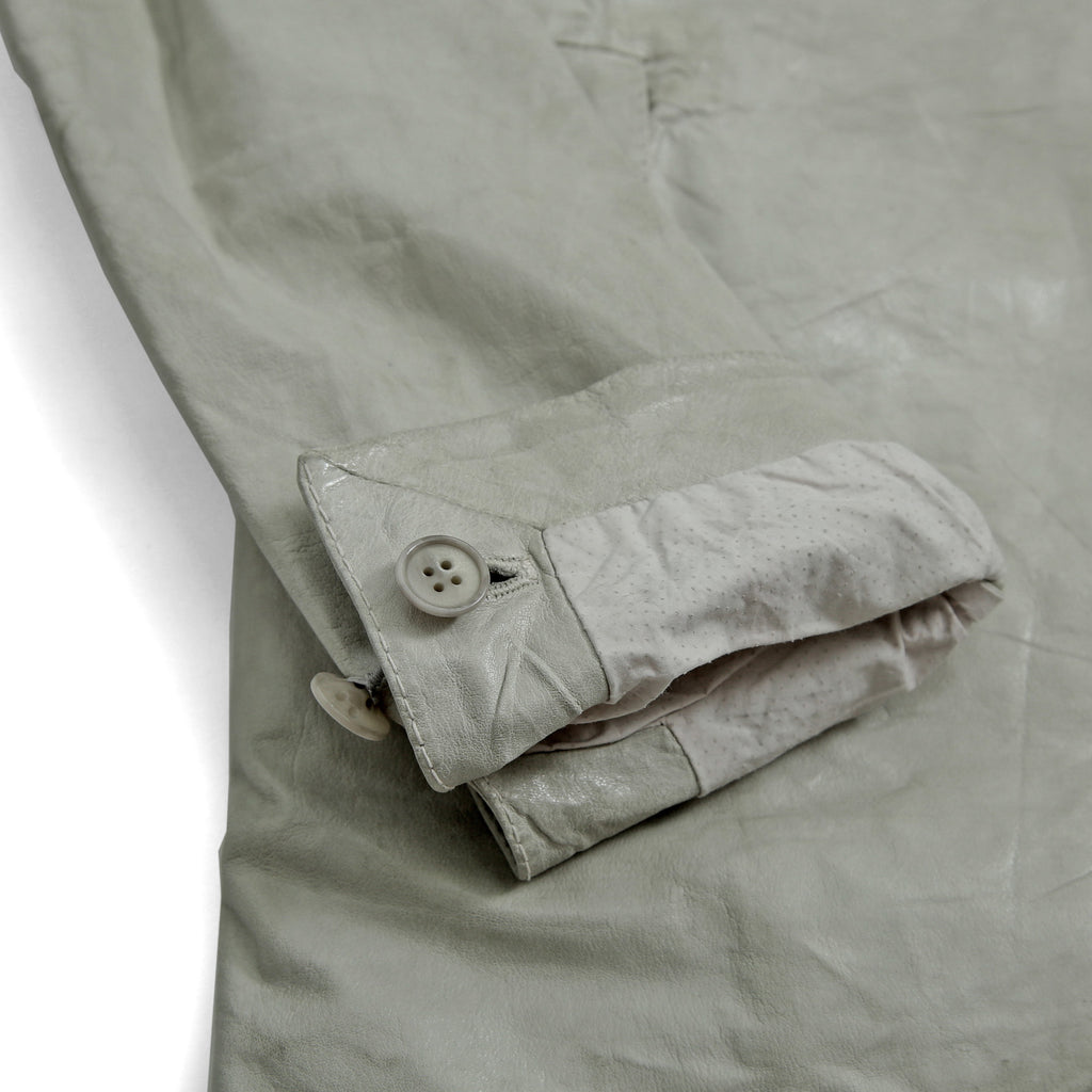 新品 CAROL CHRISTIAN POELL / 2021年 Kangaroo O. D. Spine Elbow, Lined-Unlined Leather Jacket / size 46