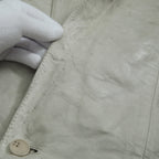 新品 CAROL CHRISTIAN POELL / 2021年 Kangaroo O. D. Spine Elbow, Lined-Unlined Leather Jacket / size 46