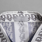 DIOR クリスチャンディオール / 21SS 美品 Oblique Print Silk Shirt / オブリーク 総柄 長袖シャツ / 013C502A5095 /size 40 (WHITE)