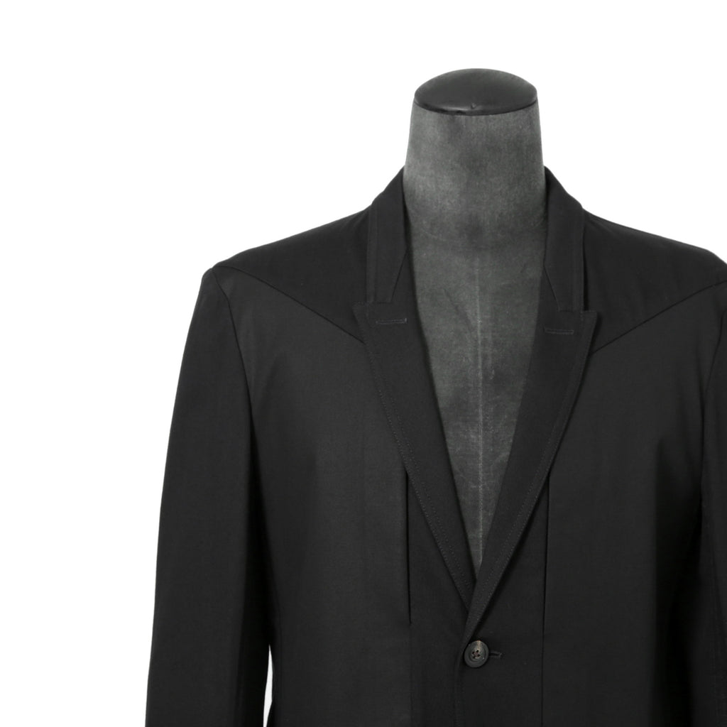 美品 Rick Owens リックオエンス / 22SS FOGACHINE / FOG LIDO JACKET リドジャケット RR01B1723-DLTEX / コットンツイル / size 46 (BLACK)