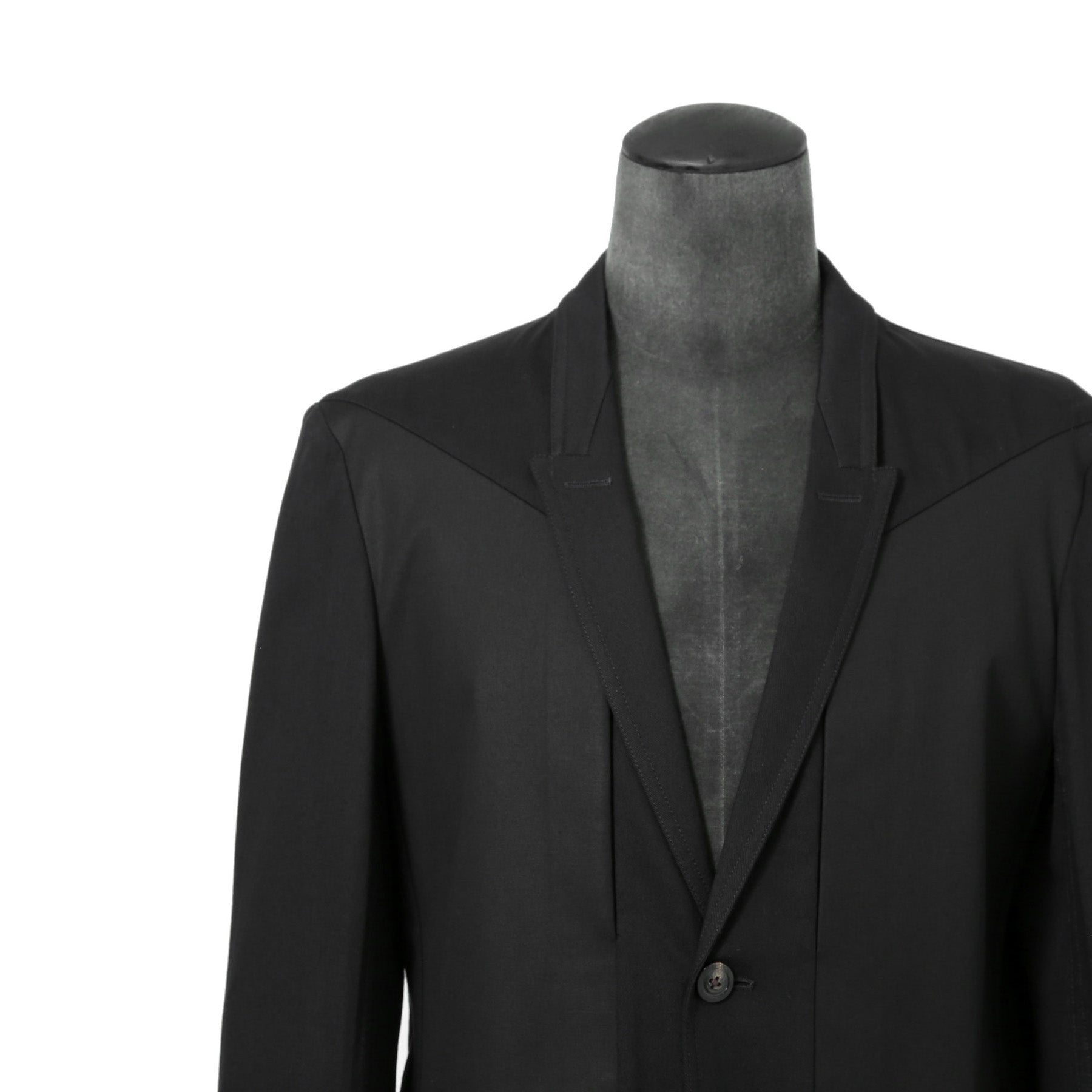 美品 Rick Owens リックオエンス / 22SS FOGACHINE / FOG LIDO JACKET リドジャケット RR01B1723-DLTEX / コットンツイル / size 46 (BLACK)