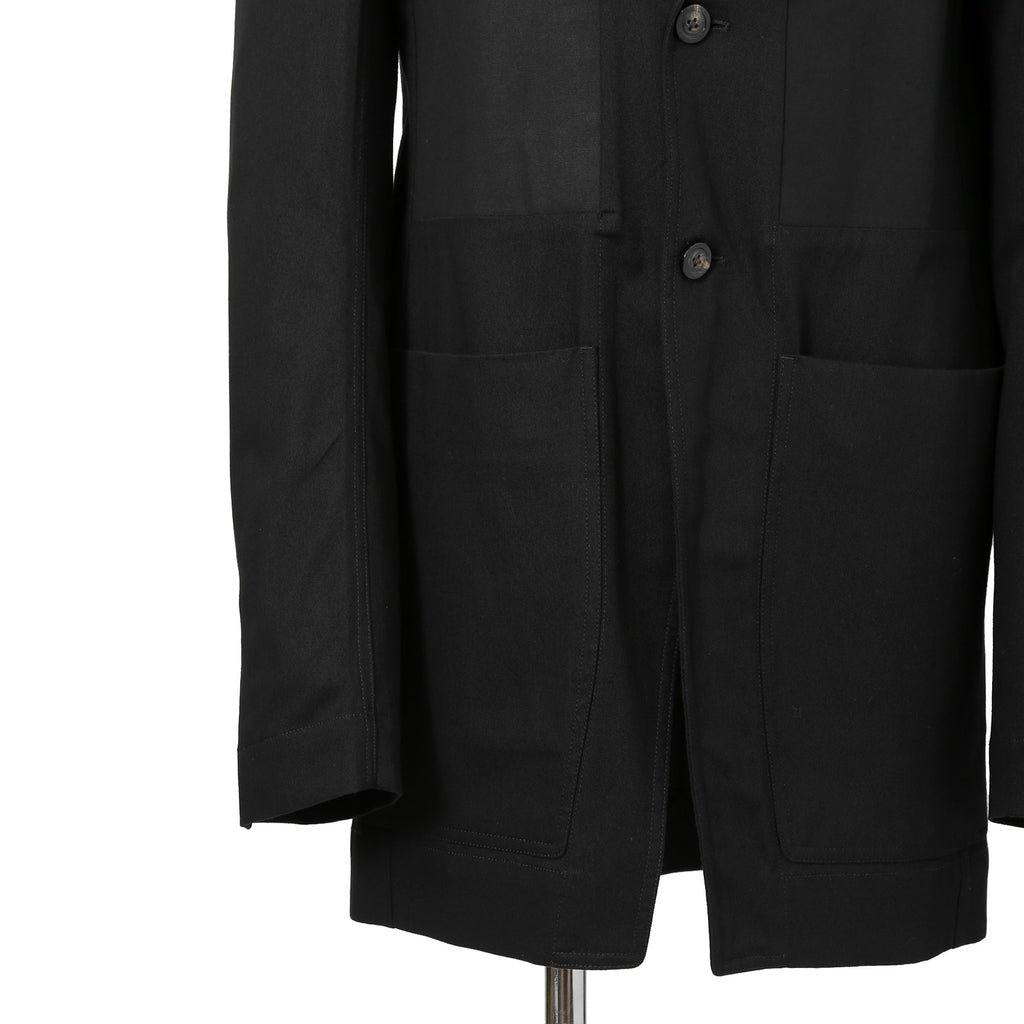 美品 Rick Owens リックオエンス / 22SS FOGACHINE / FOG LIDO JACKET リドジャケット RR01B1723-DLTEX / コットンツイル / size 46 (BLACK)