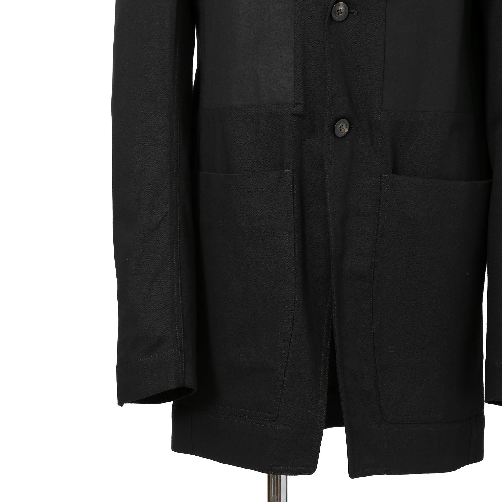 美品 Rick Owens リックオエンス / 22SS FOGACHINE / FOG LIDO JACKET リドジャケット RR01B1723-DLTEX / コットンツイル / size 46 (BLACK)