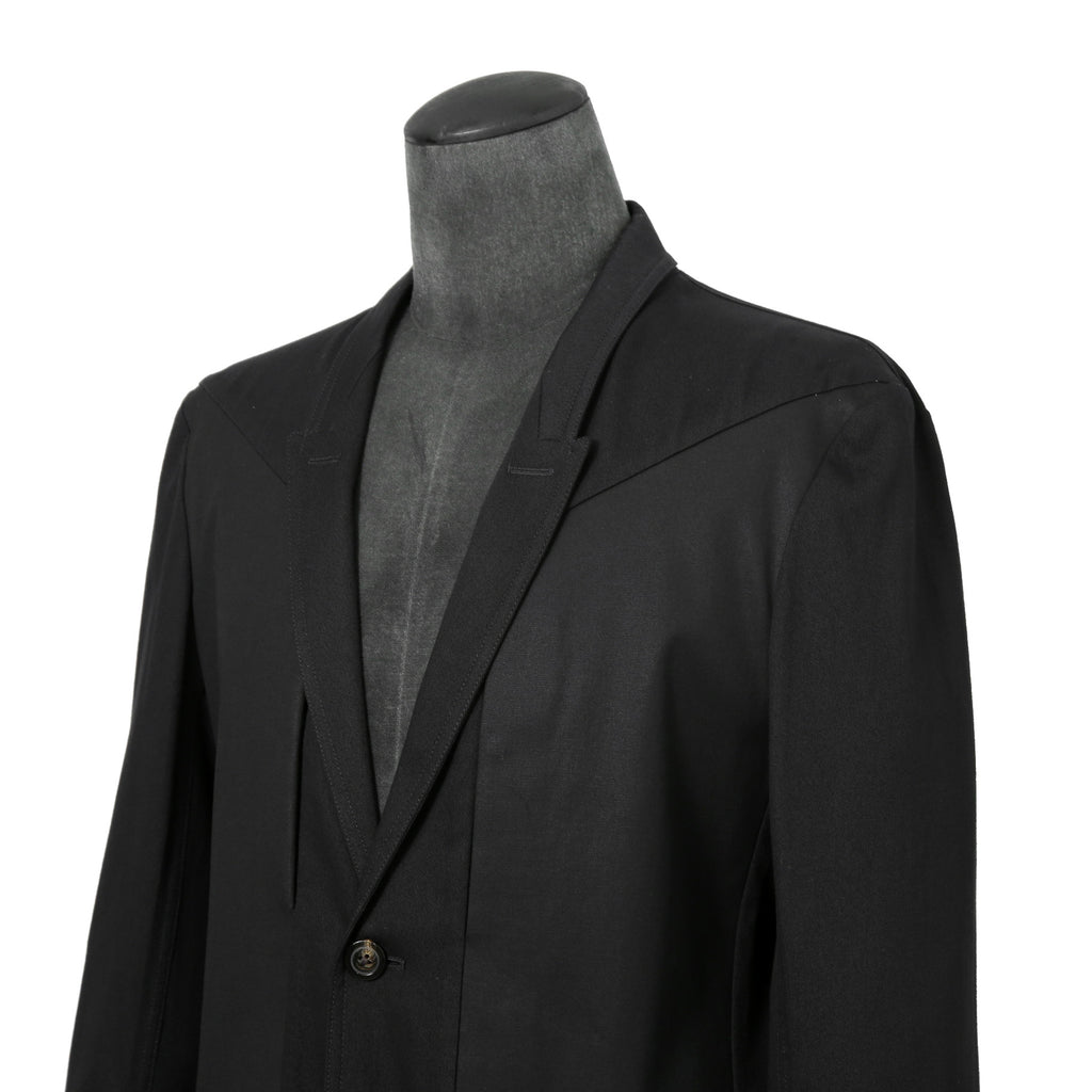 美品 Rick Owens リックオエンス / 22SS FOGACHINE / FOG LIDO JACKET リドジャケット RR01B1723-DLTEX / コットンツイル / size 46 (BLACK)
