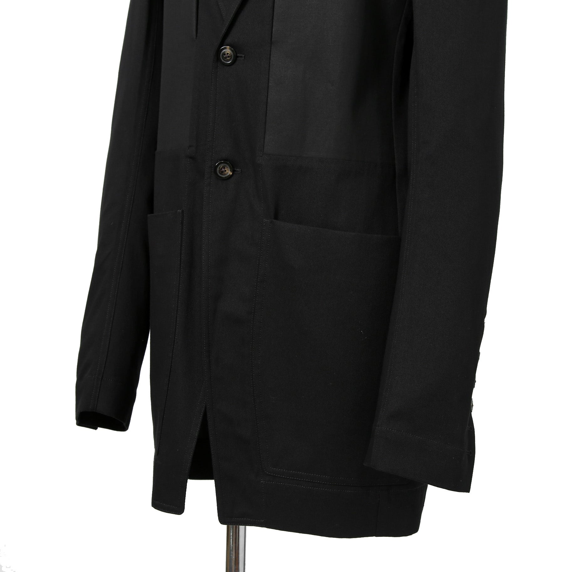 美品 Rick Owens リックオエンス / 22SS FOGACHINE / FOG LIDO JACKET リドジャケット RR01B1723-DLTEX / コットンツイル / size 46 (BLACK)