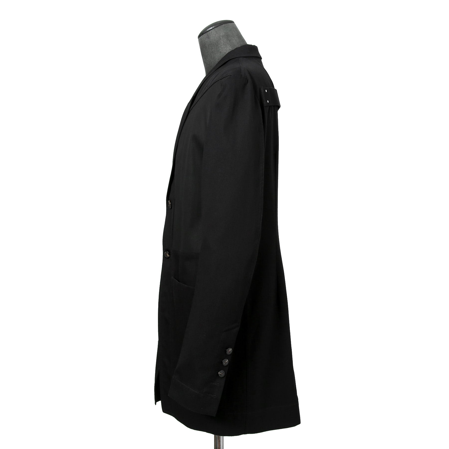 美品 Rick Owens リックオエンス / 22SS FOGACHINE / FOG LIDO JACKET リドジャケット RR01B1723-DLTEX / コットンツイル / size 46 (BLACK)