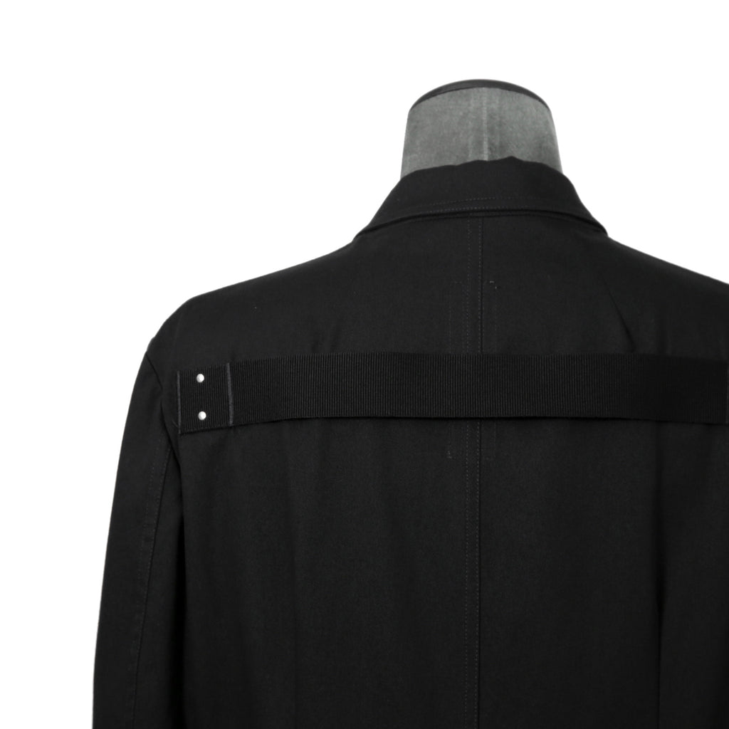 美品 Rick Owens リックオエンス / 22SS FOGACHINE / FOG LIDO JACKET リドジャケット RR01B1723-DLTEX / コットンツイル / size 46 (BLACK)