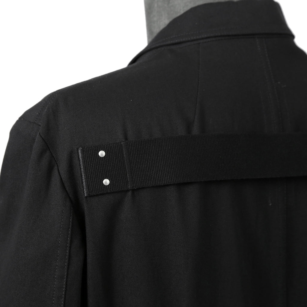 美品 Rick Owens リックオエンス / 22SS FOGACHINE / FOG LIDO JACKET リドジャケット RR01B1723-DLTEX / コットンツイル / size 46 (BLACK)