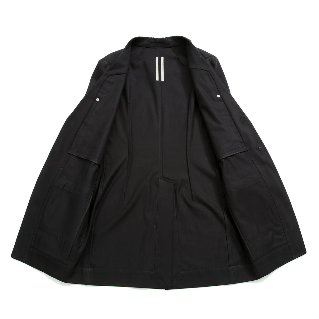 美品 Rick Owens リックオエンス / 22SS FOGACHINE / FOG LIDO JACKET リドジャケット RR01B1723-DLTEX / コットンツイル / size 46 (BLACK)