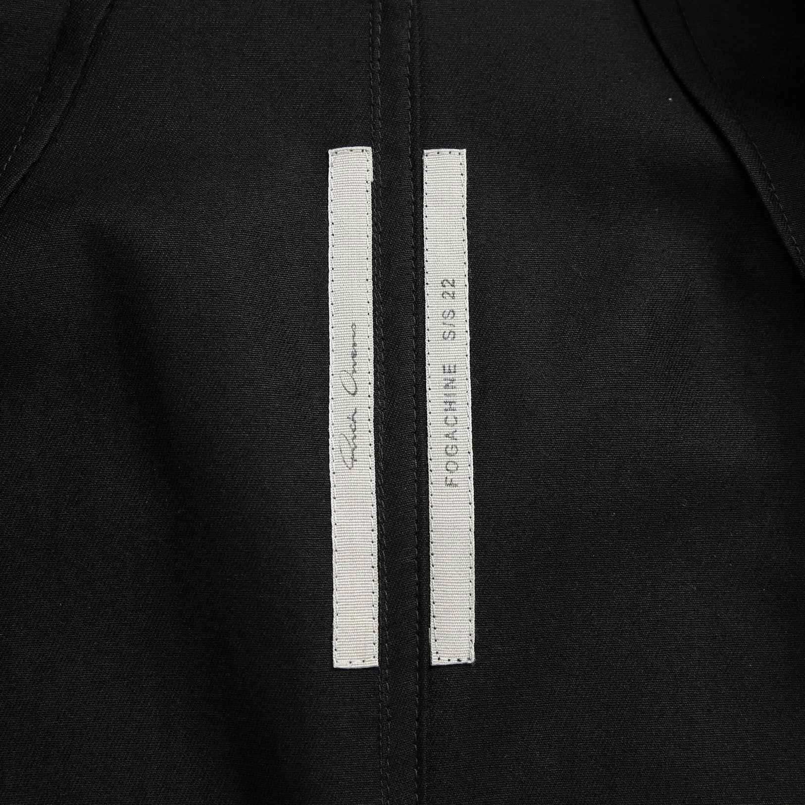 美品 Rick Owens リックオエンス / 22SS FOGACHINE / FOG LIDO JACKET リドジャケット RR01B1723-DLTEX / コットンツイル / size 46 (BLACK)