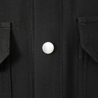 美品 RICK OWENS リックオウエンス / 22FW STROBE / Outershirt アウターシャツ / RU02B2729-HYER3 / size 46 (BLACK)