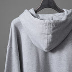 CELINE セリーヌ /  22SS 美品 アスレティック ルーズ カシミア/コットン スウェット "C" フーディ / フード パーカー / 2Y5454501 / size M (Grey / Burgundy) レディース