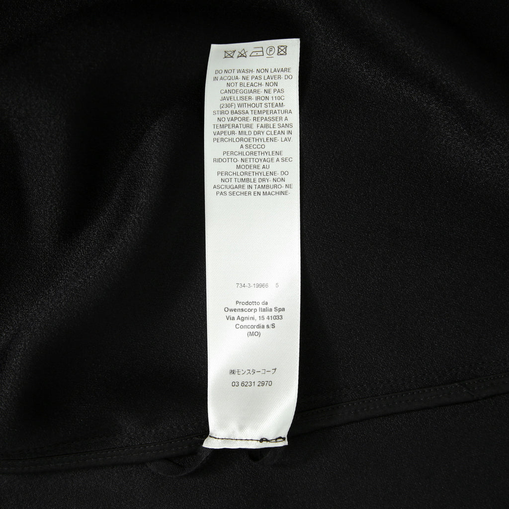 美品 RICK OWENS リックオウエンス / 22FW STROBE / Outershirt アウターシャツ / RU02B2729-HYER3 / size 46 (BLACK)