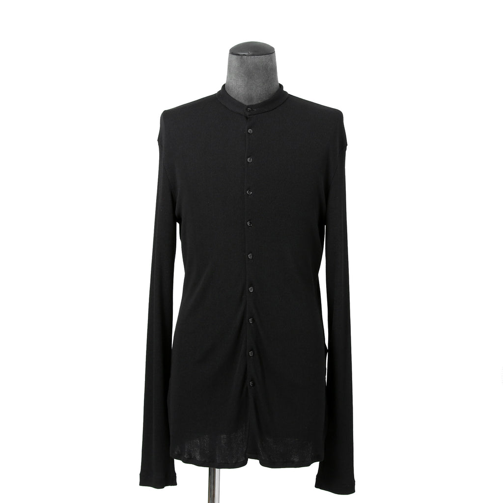 美品 bajra バジュラ / 2024AW リブニット ロングカーディガン / 151UK17 / size 3 (BLACK)