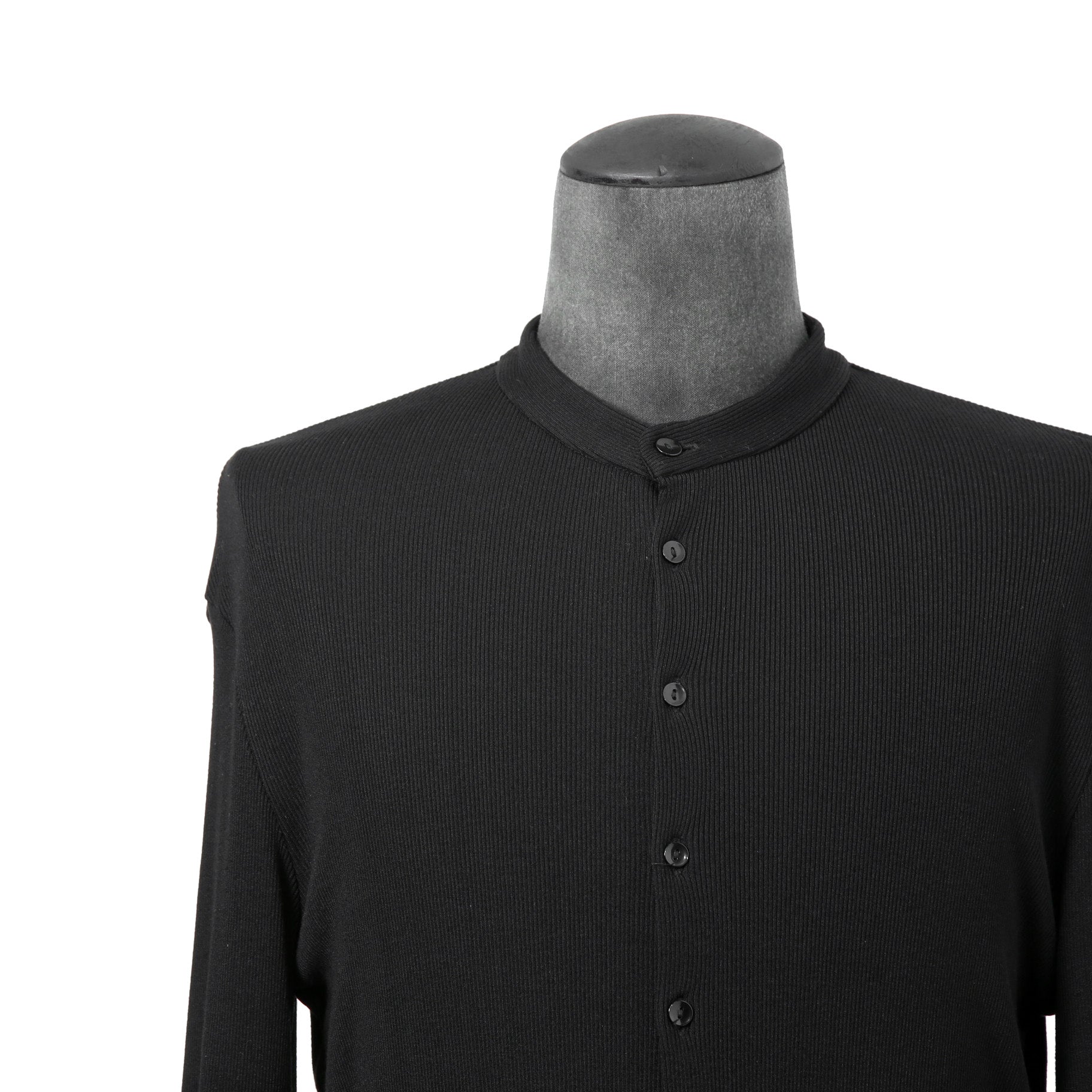 美品 bajra バジュラ / 2024AW リブニット ロングカーディガン / 151UK17 / size 3 (BLACK)