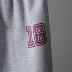 CELINE セリーヌ /  22SS 美品 アスレティック ルーズ カシミア/コットン スウェット "C" ジョガーパンツ / 2Z1244501  / size M (Grey / Burgundy) レディース