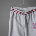 CELINE セリーヌ /  22SS 美品 アスレティック ルーズ カシミア/コットン スウェット "C" ジョガーパンツ / 2Z1244501  / size M (Grey / Burgundy) レディース