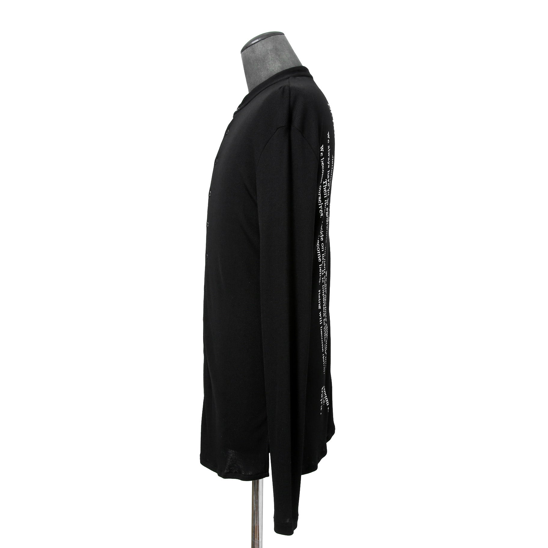 美品 bajra バジュラ / 2024AW リブニット ロングカーディガン / 151UK17 / size 3 (BLACK)