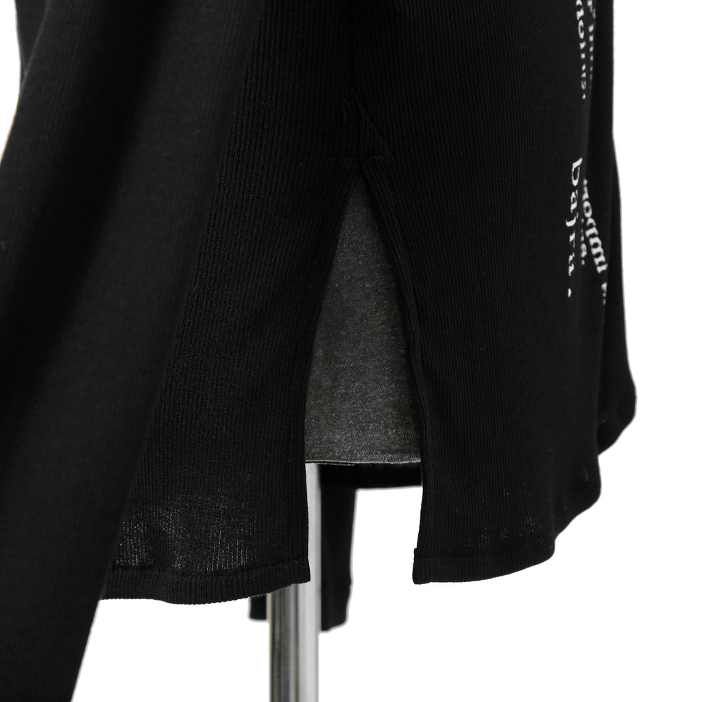 美品 bajra バジュラ / 2024AW リブニット ロングカーディガン / 151UK17 / size 3 (BLACK)