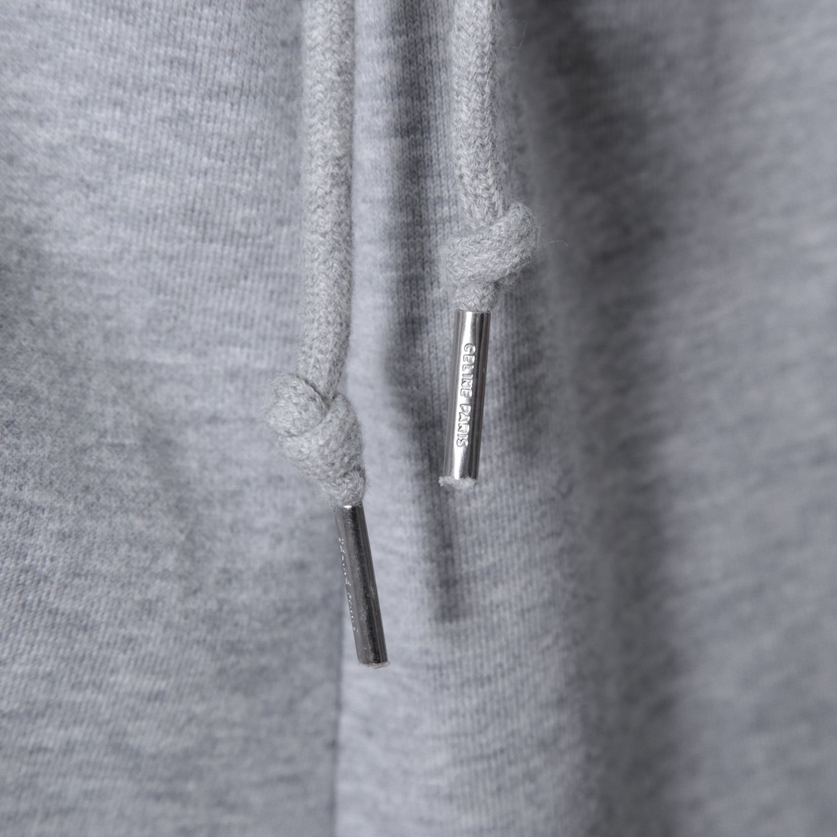 CELINE セリーヌ /  22SS 美品 アスレティック ルーズ カシミア/コットン スウェット "C" ジョガーパンツ / 2Z1244501  / size M (Grey / Burgundy) レディース