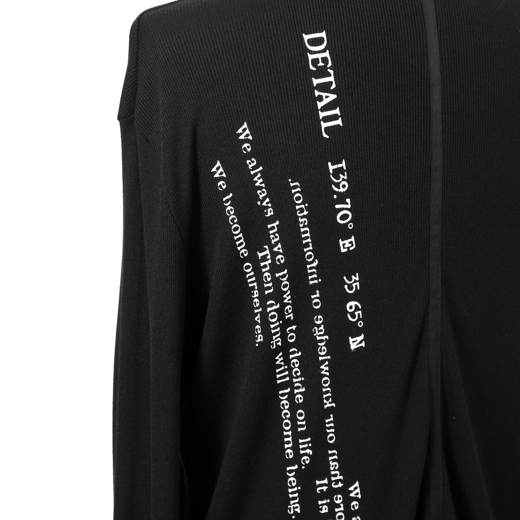 美品 bajra バジュラ / 2024AW リブニット ロングカーディガン / 151UK17 / size 3 (BLACK)