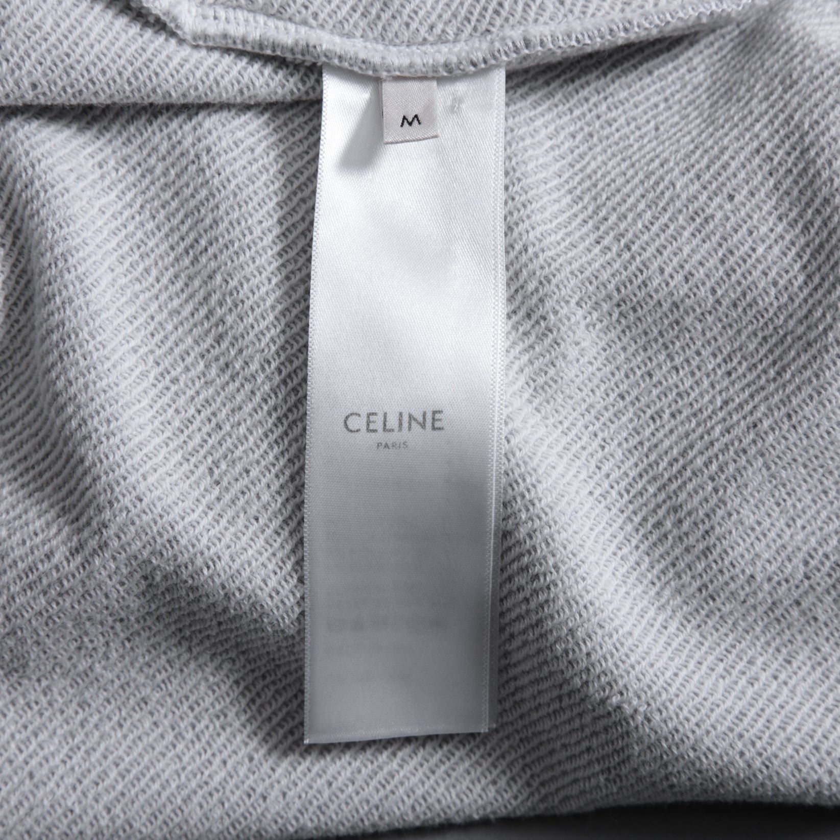 CELINE セリーヌ /  22SS 美品 アスレティック ルーズ カシミア/コットン スウェット "C" ジョガーパンツ / 2Z1244501  / size M (Grey / Burgundy) レディース