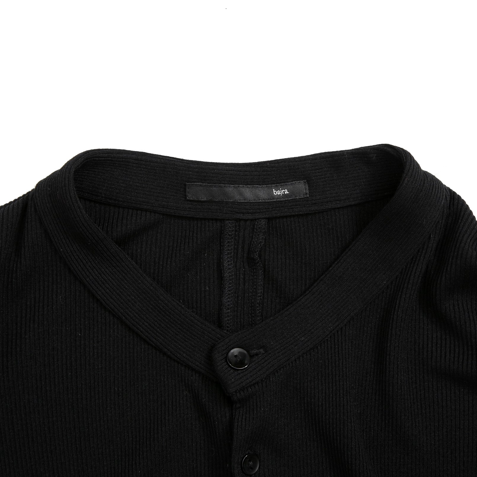 美品 bajra バジュラ / 2024AW リブニット ロングカーディガン / 151UK17 / size 3 (BLACK)