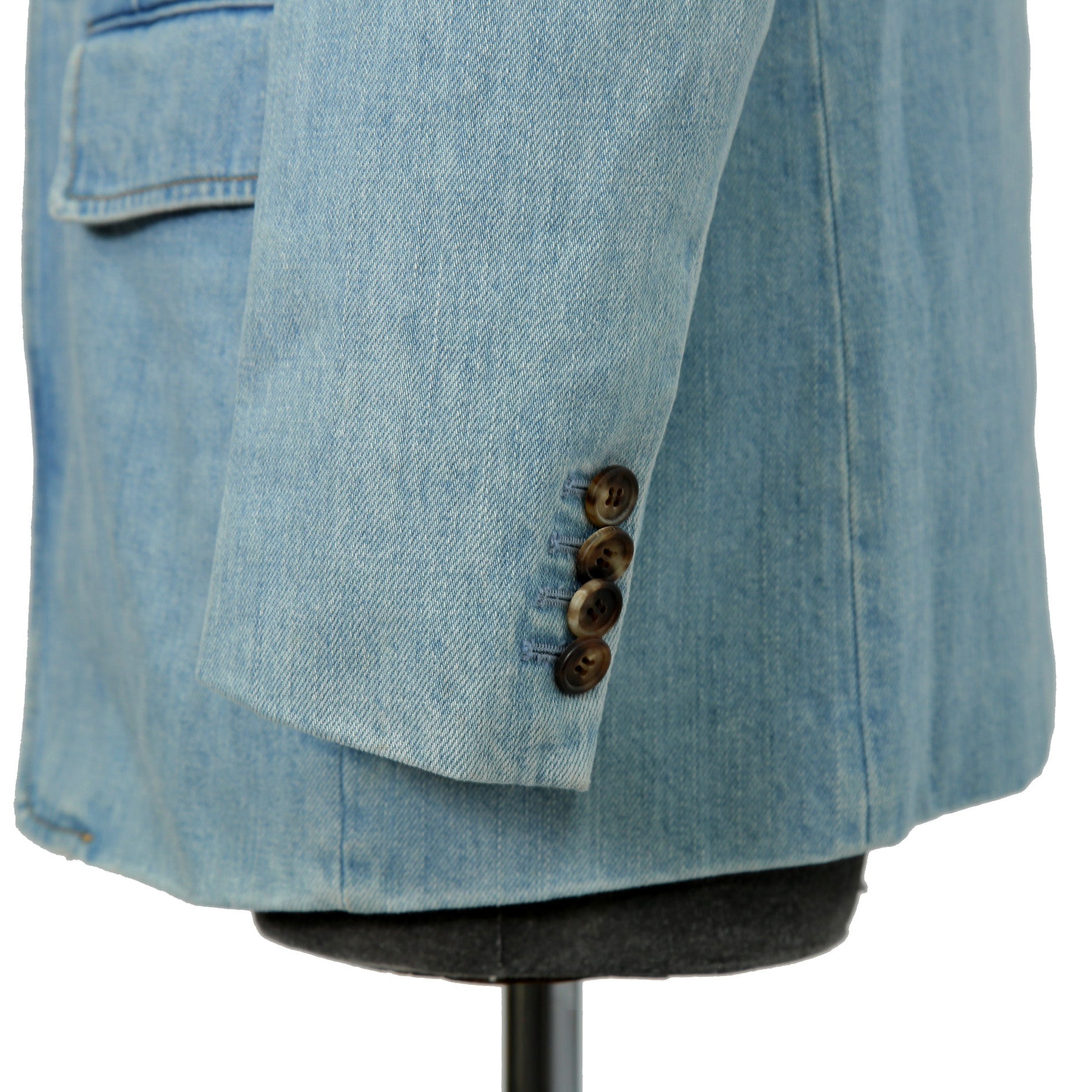 PRADA プラダ / 美品 2018 デニム 加工 2B ジャケット / size 46 (INDIGO)