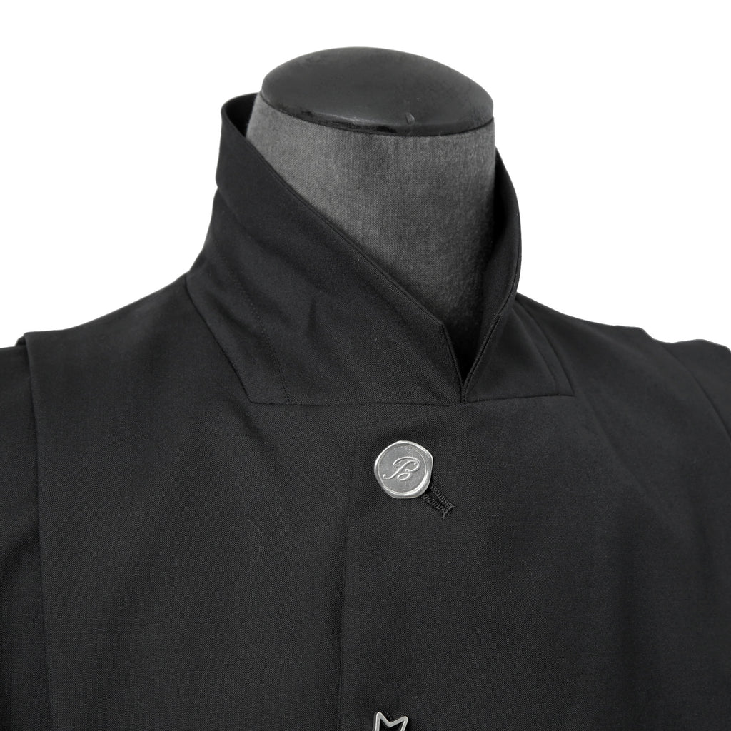 BED J.W FORD ベッドフォード / 美品 2025SS Modified Vest / WOOL SUPER 120’s / size 1 (BLACK)