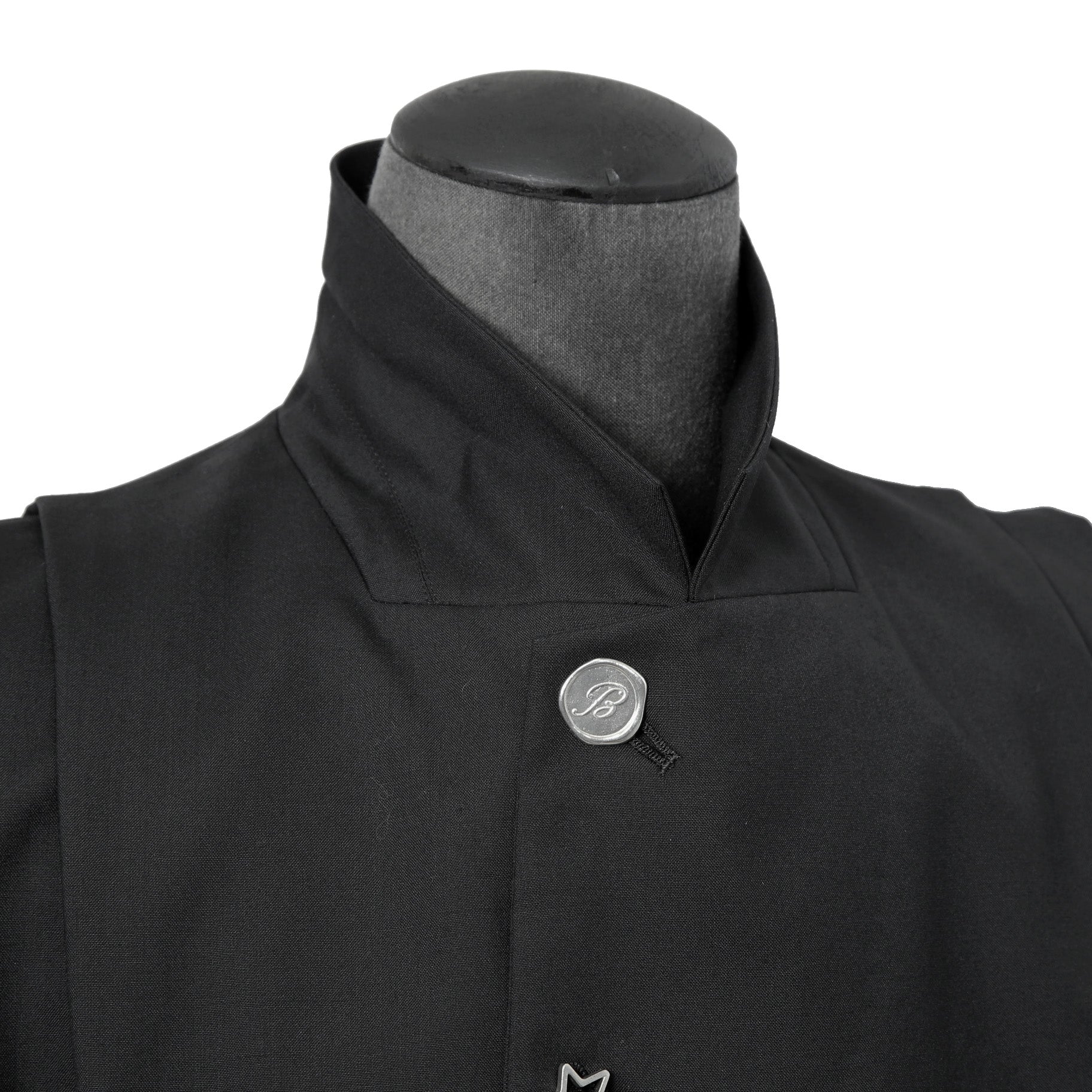 BED J.W FORD ベッドフォード / 美品 2025SS Modified Vest / WOOL SUPER 120’s / size 1 (BLACK)