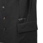 BED J.W FORD ベッドフォード / 美品 2025SS Modified Vest / WOOL SUPER 120’s / size 1 (BLACK)