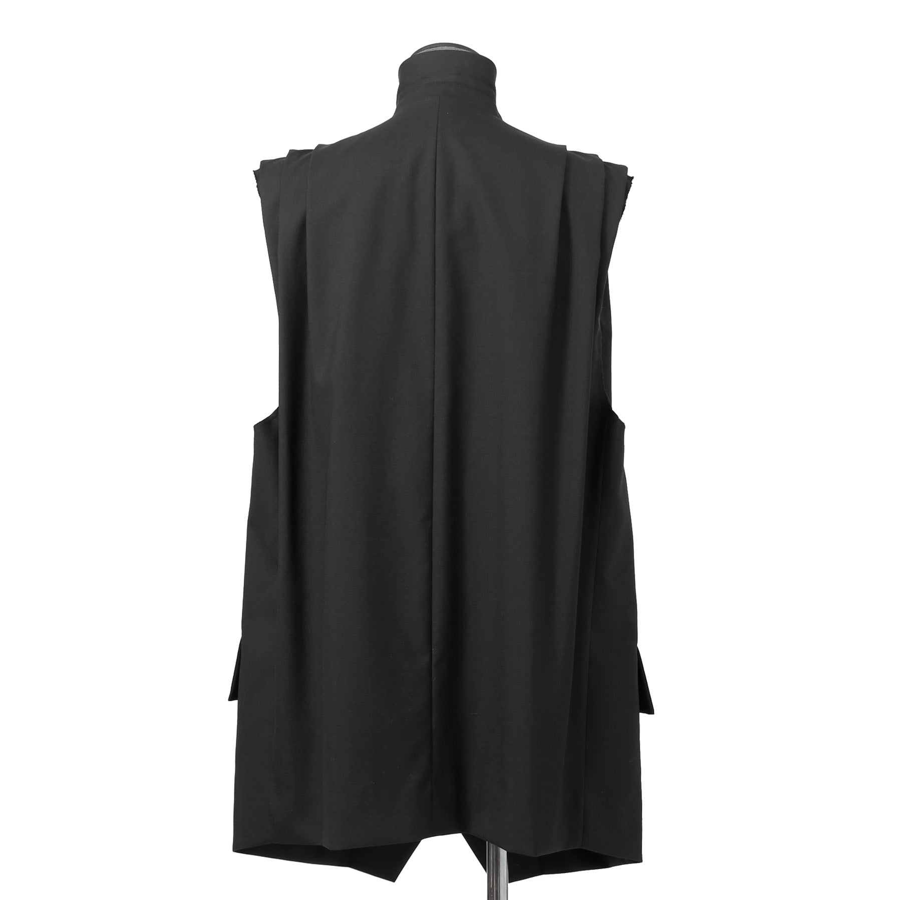 BED J.W FORD ベッドフォード / 美品 2025SS Modified Vest / WOOL SUPER 120’s / size 1 (BLACK)
