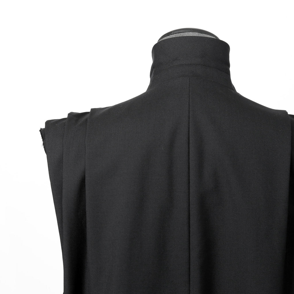 BED J.W FORD ベッドフォード / 美品 2025SS Modified Vest / WOOL SUPER 120’s / size 1 (BLACK)