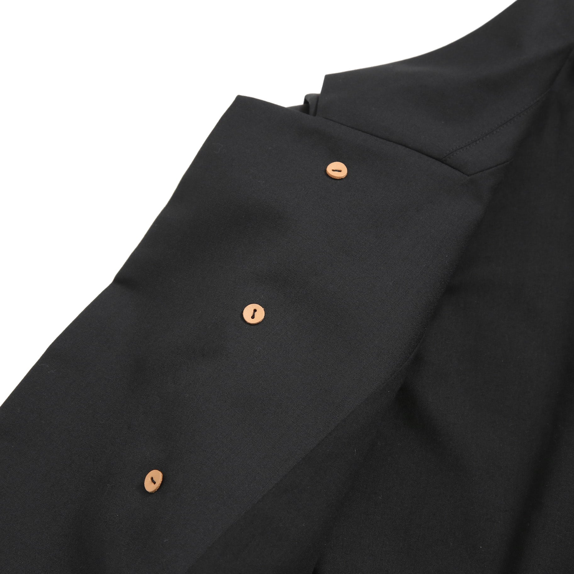BED J.W FORD ベッドフォード / 美品 2025SS Modified Vest / WOOL SUPER 120’s / size 1 (BLACK)