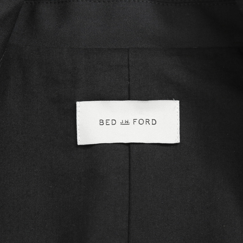 BED J.W FORD ベッドフォード / 美品 2025SS Modified Vest / WOOL SUPER 120’s / size 1 (BLACK)