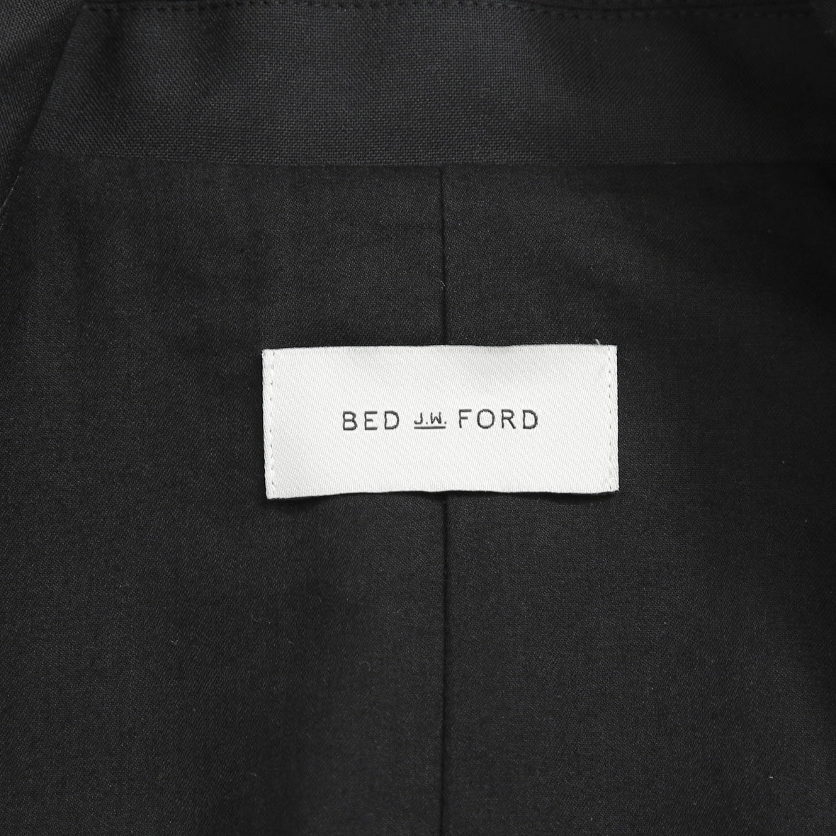 BED J.W FORD ベッドフォード / 美品 2025SS Modified Vest / WOOL SUPER 120’s / size 1 (BLACK)