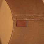 CELINE セリーヌ / 美品 TAMBOUR MEDIUM / トリオンフ タンブール ミディアム バッグ / PVC & カーフスキン (BLACK x TAN) ショルダーバッグ