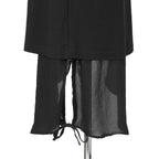 新品 A.F ARTEFACT アーティファクト / 21SS ノースリーブ レイヤード カットソー / size 4 (BLACK)