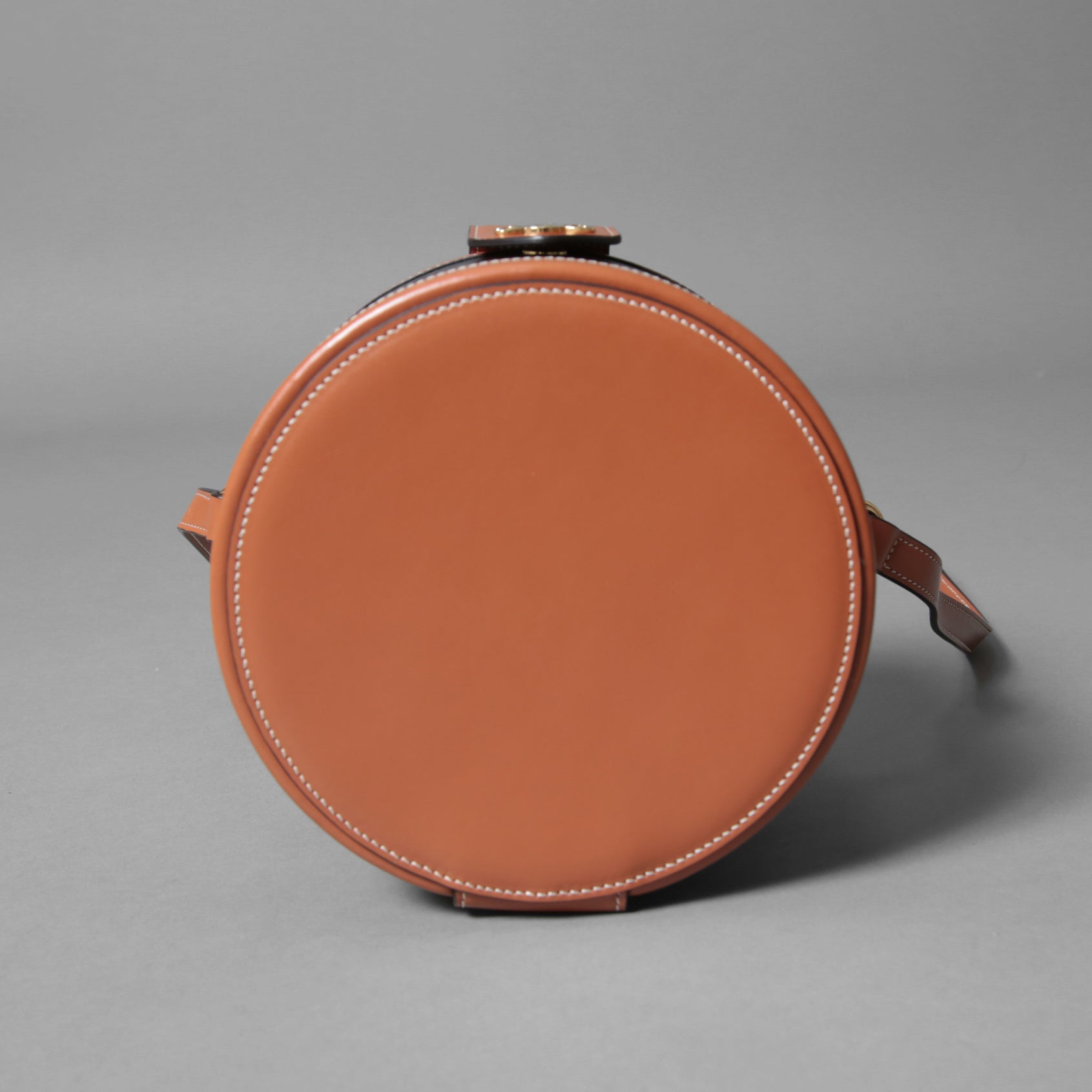 CELINE セリーヌ / 美品 TAMBOUR MEDIUM / トリオンフ タンブール ミディアム バッグ / PVC & カーフスキン (BLACK x TAN) ショルダーバッグ