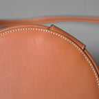 CELINE セリーヌ / 美品 TAMBOUR MEDIUM / トリオンフ タンブール ミディアム バッグ / PVC & カーフスキン (BLACK x TAN) ショルダーバッグ