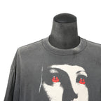 新品 SAINT M×××××× セントマイケル / 2025SS PSYCHOTIC SNT 半袖Tシャツ/ SM-HR8-0000-004 / size L (BLACK)