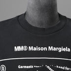 MM6 メゾン マルジェラ / 23SS インターシャ ロゴ 長袖 スウェット / S52GU0193 S25537 / size S (BLACK) ユニセックス