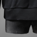 MM6 メゾン マルジェラ / 23SS インターシャ ロゴ 長袖 スウェット / S52GU0193 S25537 / size S (BLACK) ユニセックス