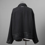 Professor.E プロフェッサー.E / 25AW 美品 APPLIQUE JACKET / ウール アップリケ ジャケット / size 50 (BLACK)