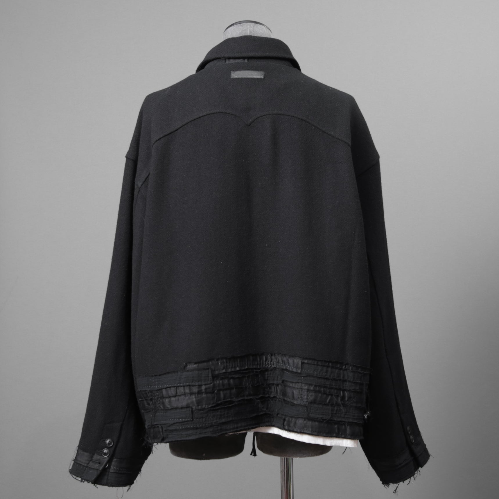 Professor.E プロフェッサー.E / 25AW 美品 APPLIQUE JACKET / ウール アップリケ ジャケット / size 50 (BLACK)
