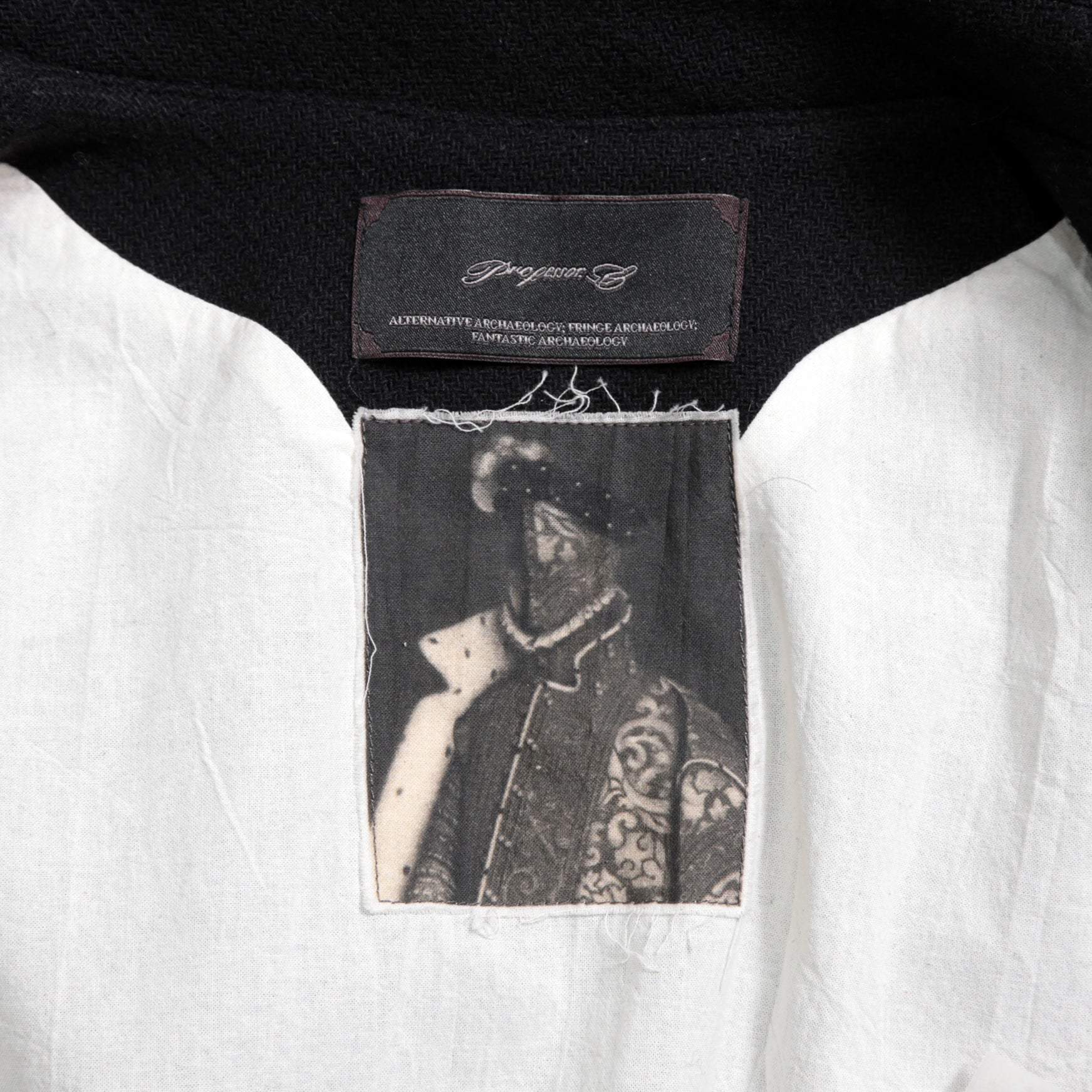 Professor.E プロフェッサー.E / 25AW 美品 APPLIQUE JACKET / ウール アップリケ ジャケット / size 50 (BLACK)