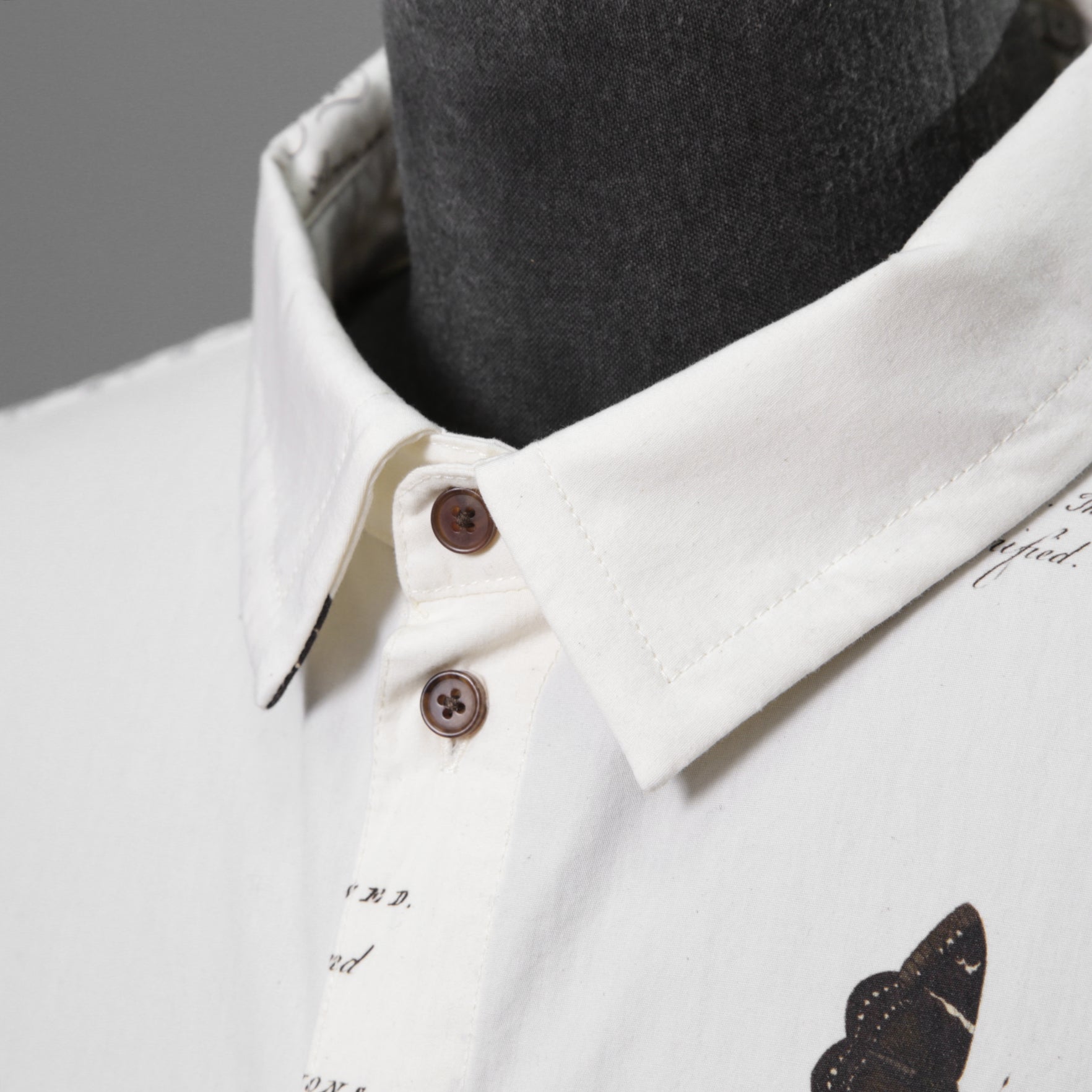 Aleksandr Manamis アレクサンダーマナミス / 25AW 美品 HERBARIUM NOTES CLASSIC SHIRT / 長袖シャツ / size 4 (HERBARIUM NOTES)