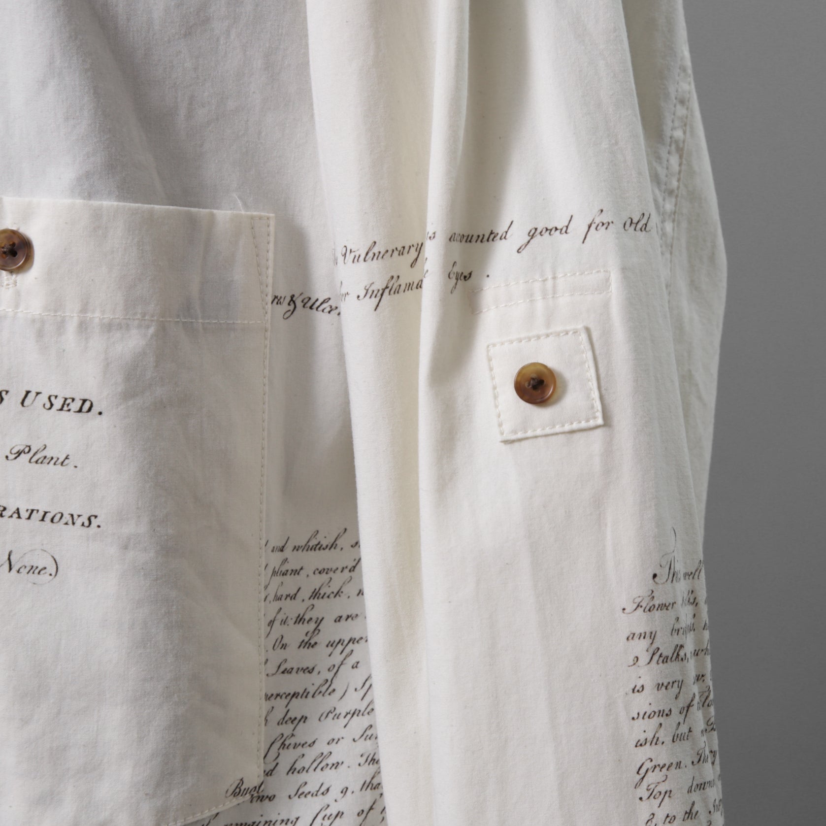 Aleksandr Manamis アレクサンダーマナミス / 25AW 美品 HERBARIUM NOTES CLASSIC SHIRT / 長袖シャツ / size 4 (HERBARIUM NOTES)