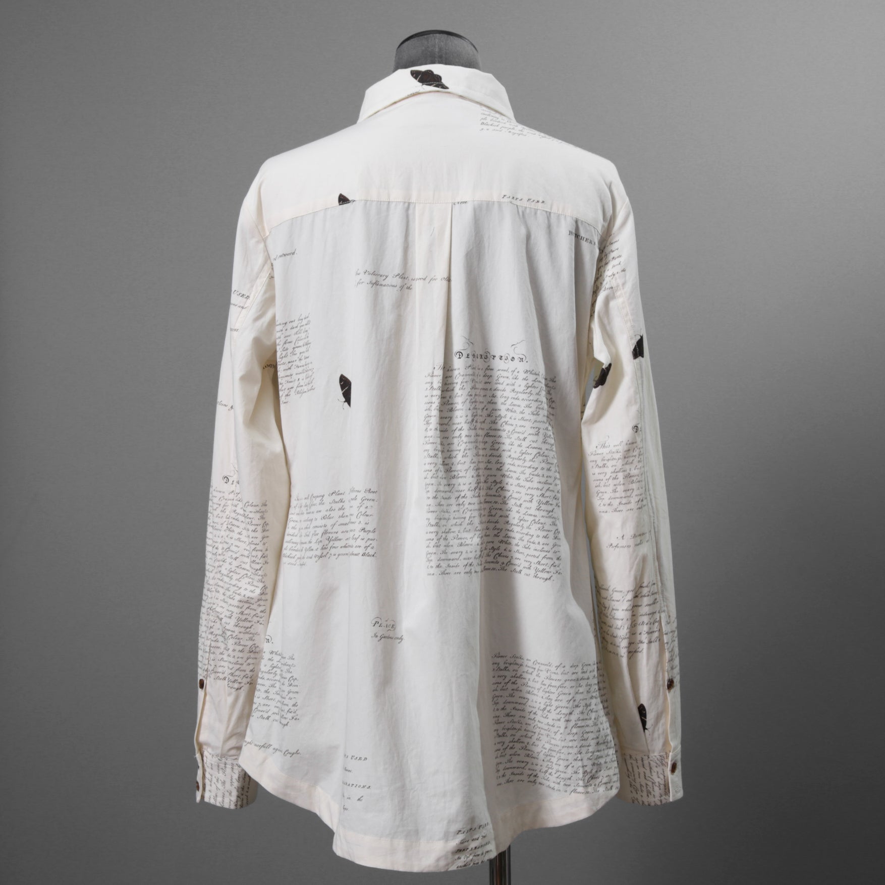 Aleksandr Manamis アレクサンダーマナミス / 25AW 美品 HERBARIUM NOTES CLASSIC SHIRT / 長袖シャツ / size 4 (HERBARIUM NOTES)