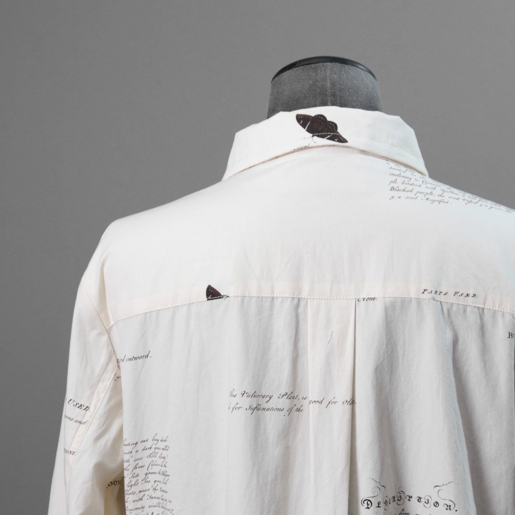 Aleksandr Manamis アレクサンダーマナミス / 25AW 美品 HERBARIUM NOTES CLASSIC SHIRT / 長袖シャツ / size 4 (HERBARIUM NOTES)